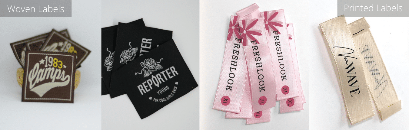 Clothing tags and labels