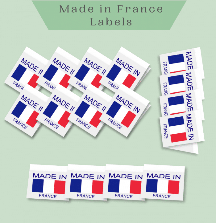 Made in FRANCE labels -Premade Labels by Labelyze