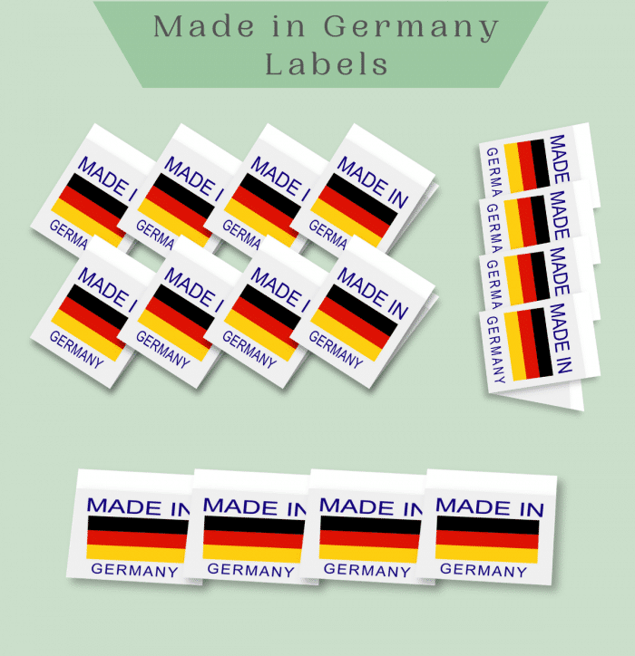 Made in GERMANY labels -Premade Labels by Labelyze