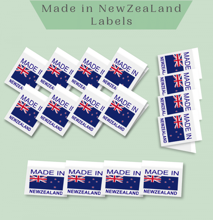 Made in NEWZEALAND labels -Premade Labels by Labelyze