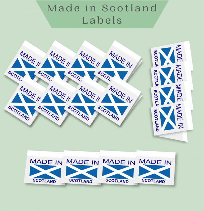 Made in SCOTLAND labels -Premade Labels by Labelyze