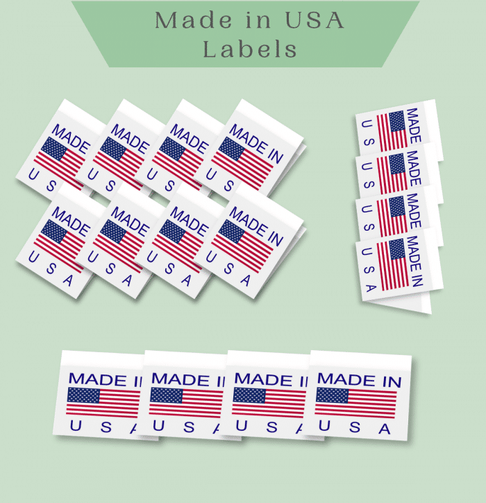 Made in USA labels -Premade Labels by Labelyze
