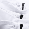 Woven Size Labels- Regular White- Clothing Sample - Labelyze